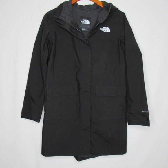 The North Face Black CITY BREEZE Rain Parka Women's M Medium - Picture 8 of 10